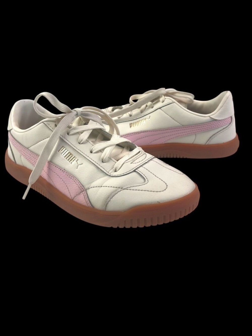 PUMA Club 5v5 Low Top Sneaker 9 Warm White Wisp Of Pink